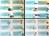 Blue Sentences & Objects Sets - M&M Montessori Materials
 - 2