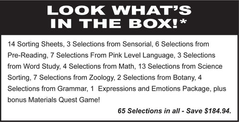 Beginner Bundle - M&M Montessori Materials
 - 1