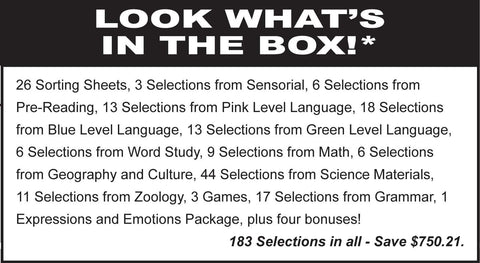 Complete School Bundle - M&M Montessori Materials
 - 1