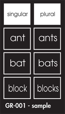 Singular Plural Regular - M&M Montessori Materials