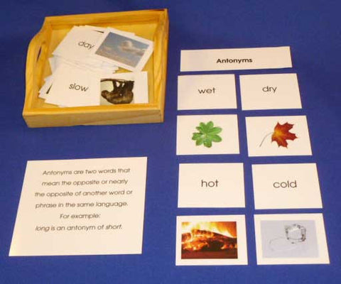 Antonyms - M&M Montessori Materials
