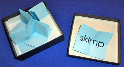 Blue Secret Box - M&M Montessori Materials
