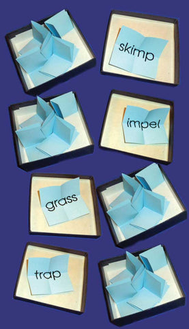 Blue Secret Box Set - M&M Montessori Materials
