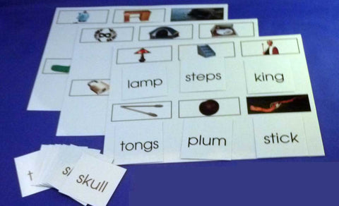 Blue Picture Sheets - M&M Montessori Materials
