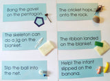 Blue Sentences & Objects - M&M Montessori Materials
 - 3