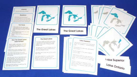 Great Lakes Classified Cards - M&M Montessori Materials
