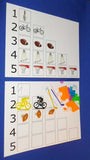 Number Game 1-5 - M&M Montessori Materials
 - 6
