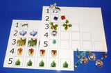 Number Game 1-5 - M&M Montessori Materials
 - 8