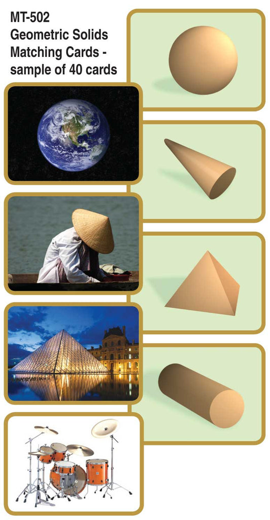 Geometric Solids – Montessori Materials by Lakeview
