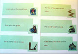 Phonogram Sentences & Pictures - M&M Montessori Materials
 - 1