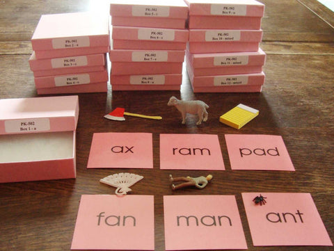 Pink Object Box Set - M&M Montessori Materials
