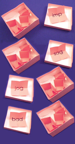 Pink Secret Box Set - M&M Montessori Materials
