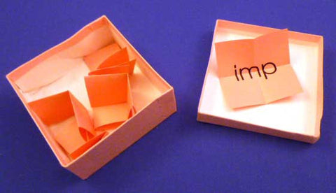 Pink Secret Box - M&M Montessori Materials
