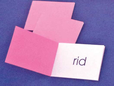 Pink Word Booklets - M&M Montessori Materials
