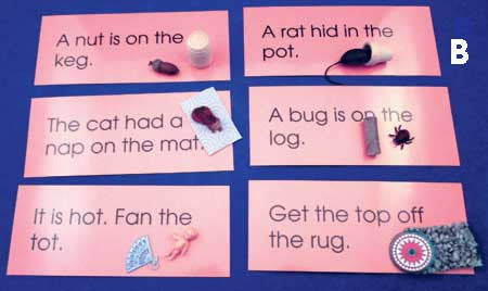 Pink Sentences & Objects – Montessori Materials by Lakeview