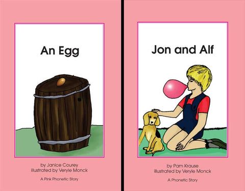 Pink Phonetic Story Set - M&M Montessori Materials
