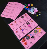Pink Word Lists with Objects - M&M Montessori Materials
 - 2