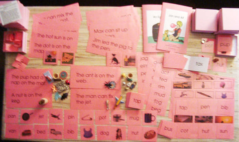 Complete Set of Pink - M&M Montessori Materials
