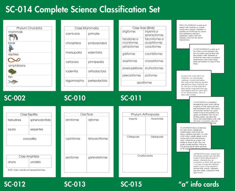 Science Classification Set - M&M Montessori Materials

