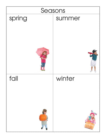 Seasons - M&M Montessori Materials
