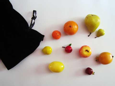 Mystery Bag - Fruit - M&M Montessori Materials
