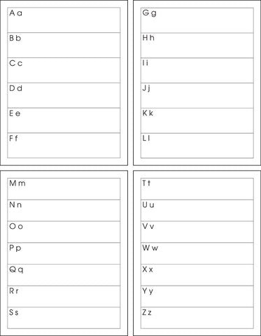 Beginning Sound Chart A-Z - M&M Montessori Materials
 - 1