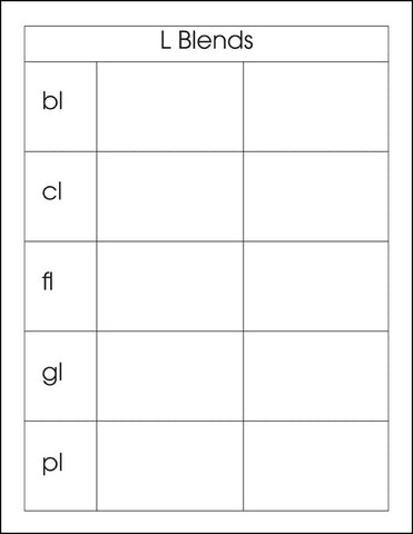 L Blends - M&M Montessori Materials
