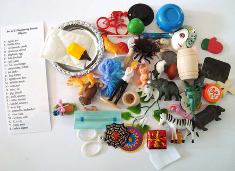 52 Beginning Sound Objects - M&M Montessori Materials
