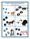 Animal Prints Cards - M&M Montessori Materials
 - 1